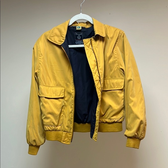 Yellow French Faconnable Bomber Jacket